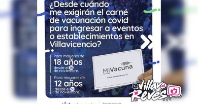 ¿En qué lugares se exigirá el carnet de vacunación contra el covid-19 en Villavicencio? ¿En qué lugares se exigirá el carnet de vacunación contra el covid-19 en Villavicencio?