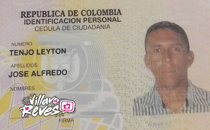 #AquíEstá tu cédula de ciudadanía José Alfredo Tenjo Leyton