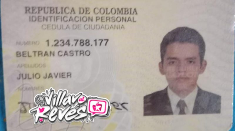 #AquíEstá tu cédula de ciudadanía Julio Javier Beltrán Castro