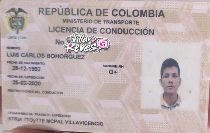 #AquíEstá tu licencia de conducción Luis Carlos Bohórquez