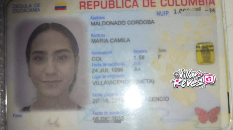 Aquíestá Tu Cédula De Ciudadanía María Camila Maldonado Córdoba Villavo Alreves 9040